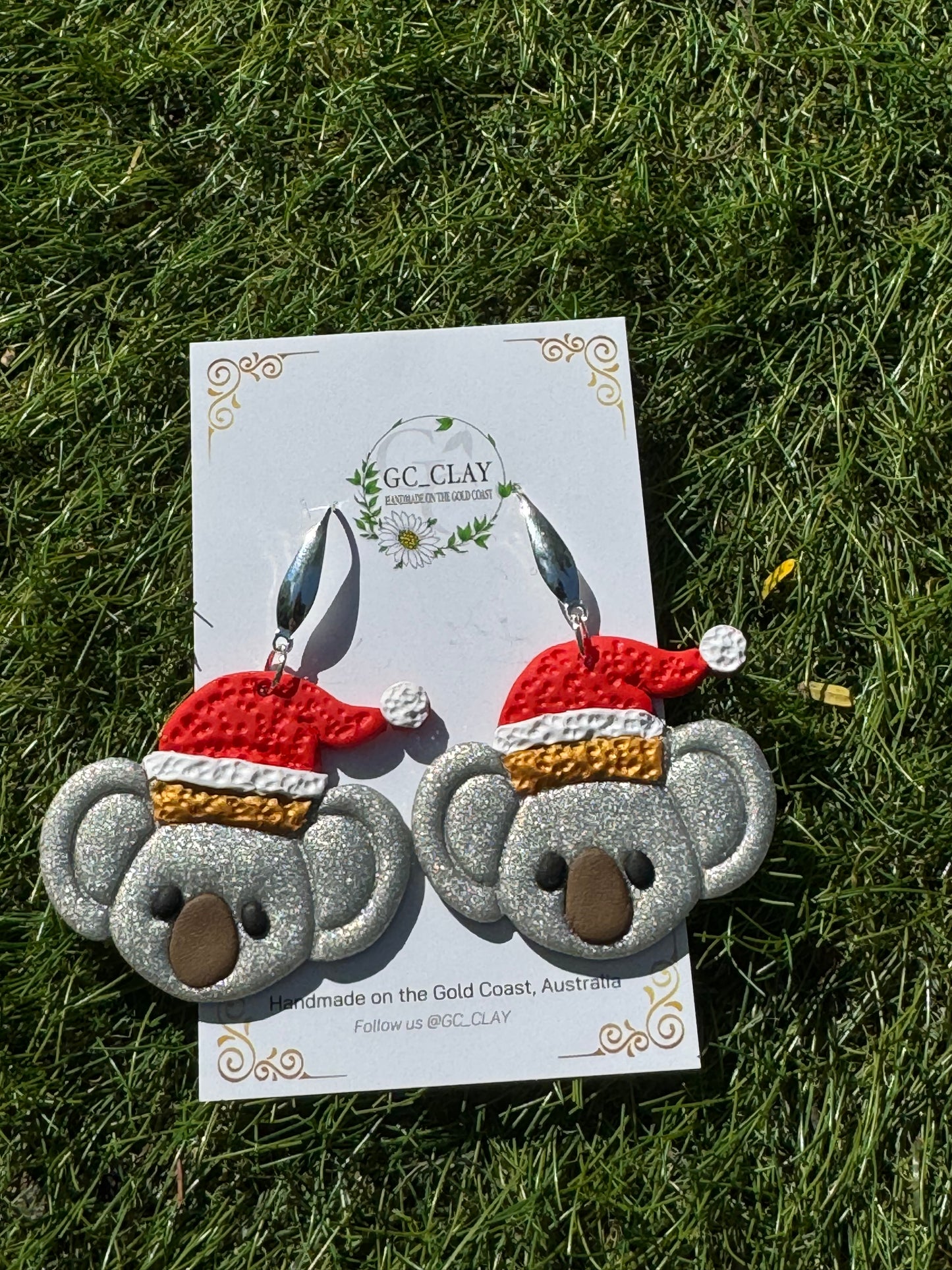 Koala Clay Earrings